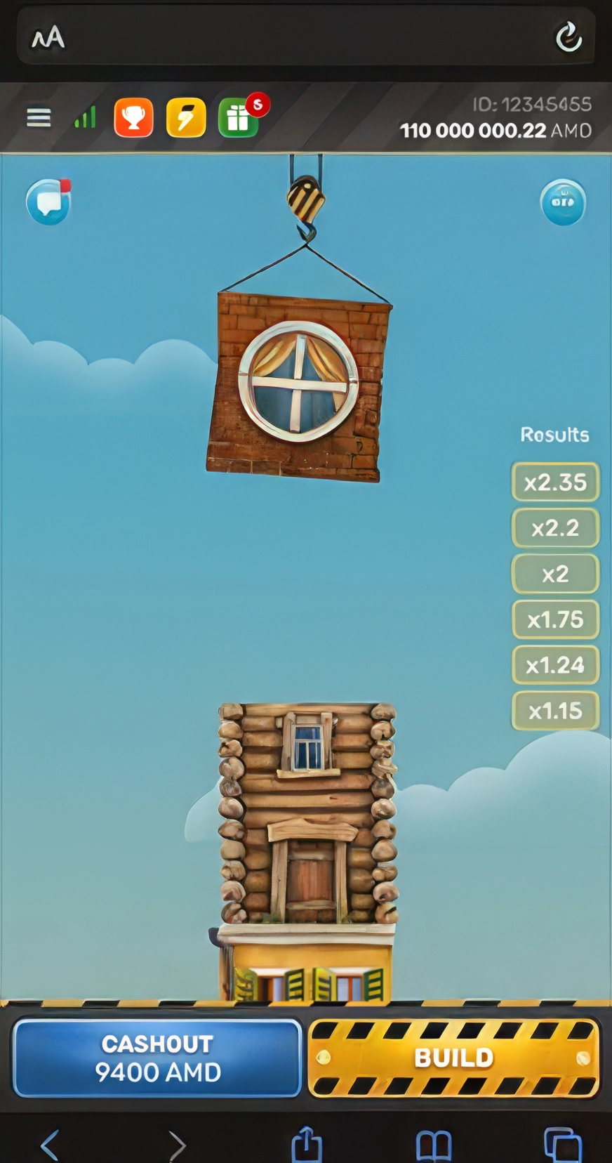 Tower Rush app Android PWA on home screen